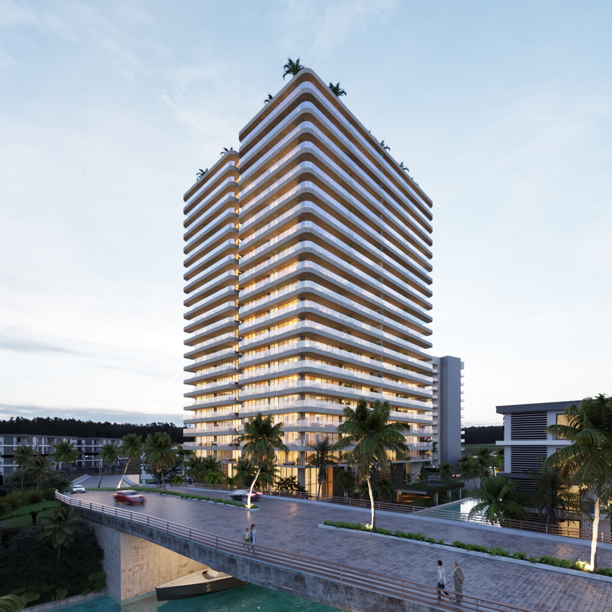 Thompson Tower - Torres boutique en marina en Puerto Cancún